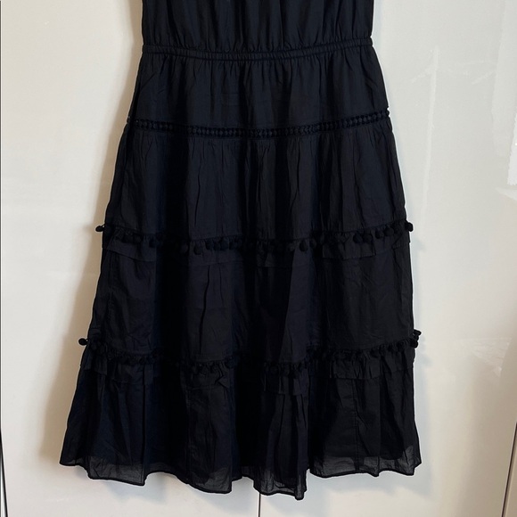 NWOT J. Crew 100% Cotton Maxi Dress Embroidered Pockets Lined, Size 6 - Picture 10 of 13